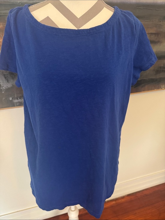 Talbots Tops - Talbots Classic Women's Crewneck Tee - Royal Blue Size X